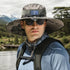 Solar Powered UV Protection Hat – Fan Cooling Wide Brim Cap - Evallys.com