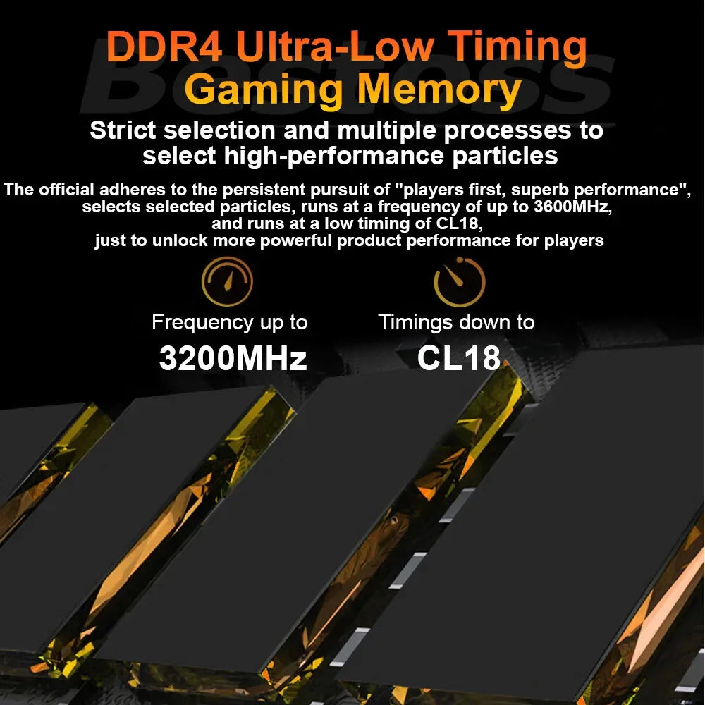 Bestoss Memoria RAM DDR4 RGB 8GB 16B 32GB 3200MHz DIMM RAM Desktop Memory Gaming High Performance - Evallys.com