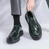 Green Patent Leather Oxford Shoes – Men’s Formal Business Dress Shoes - Evallys.com