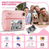 1080P Instant Print Camera Type-C Charging Instant Photo Printing Camera Portable Digital Camera for Girls Boys Birthday Gifts - Evallys.com