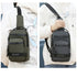 Men’s Chest Bag – Large Capacity Nylon Crossbody Travel Shoulder Bag - Evallys.com
