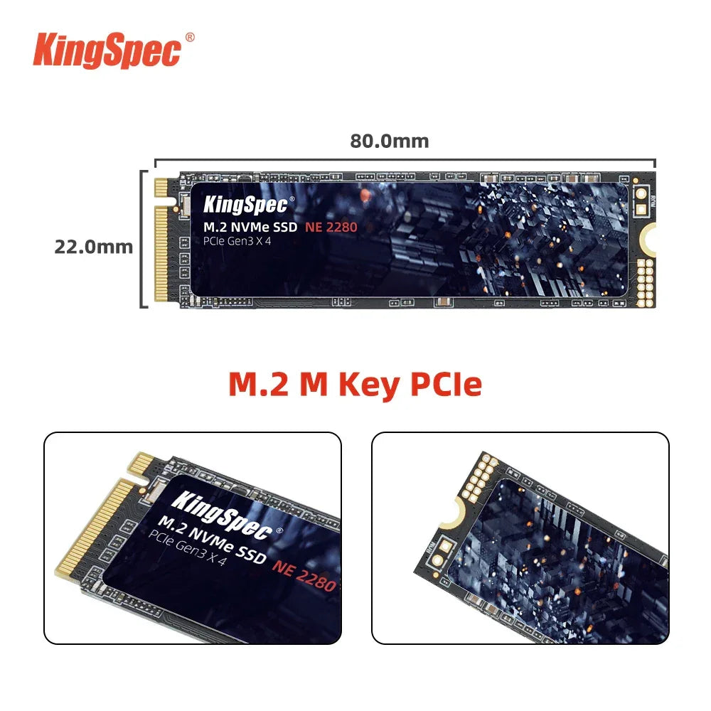 KingSpec M.2 SSD 120GB 256GB 512GB 1TB SSD 2TB hard Drive M2 ssd m.2 NVMe pcie SSD Internal Hard Disk For Laptop Desktop MSI - Evallys.com