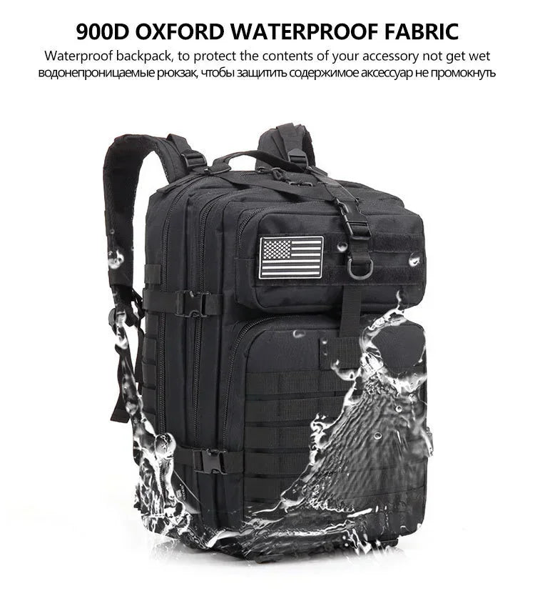 30/50L Tactical Backpack – Outdoor Hiking, Hunting & Survival Gear Bag - Evallys.com