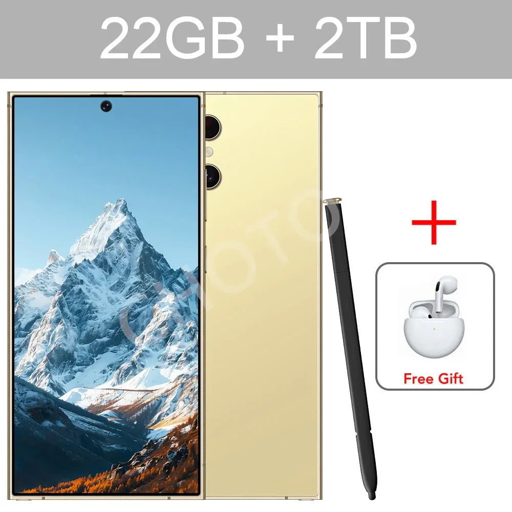 Screen Protector For S24 Ultra Smartphone 7.3inch Protector Original Cellphones 5G Dual SIM Andriod 7800mAh Mobile Cell Phones - Evallys.com