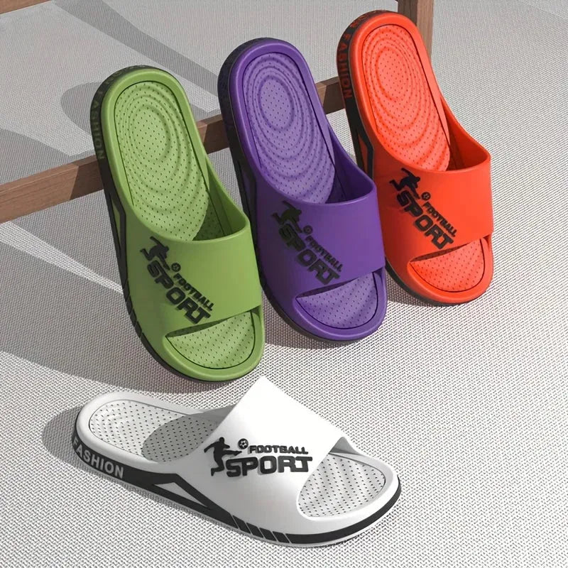2025 Men’s Summer Slippers – Anti-Slip PVC Sandals for Indoor & Outdoor - Evallys.com