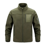 Winter Men Polartec Warm Jackets Casual Man Fleece Lined Windbreaker Coats Men Soft Shell Stand Collar Tactical Hiking Jackets - Evallys.com