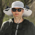 Solar Fan Sun Hat – Wide Brim Outdoor UV Protection Fishing Hat - Evallys.com