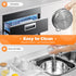 26CM 5 Tier Stainless Steel Steam Cooker Steamer Food Vegetable Pot Kitchen