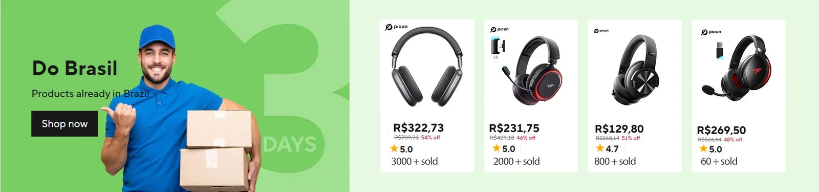 Kofire UG-05 Gaming Headphones 2.4G BT5.0 Wireless Headset With Mic RBG Light Vibration Bluetooth Earphone For PS4 PS5 PC Switch - Evallys.com