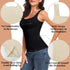 Women’s Tummy Control Shapewear Tank – Slimming Square Neck Camisole - Evallys.com