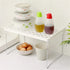 Kitchen Cabinet Counter Shelf Organizer Racks Expandable Stackable For Bathroom Desktop Storage Household Storage Shelf