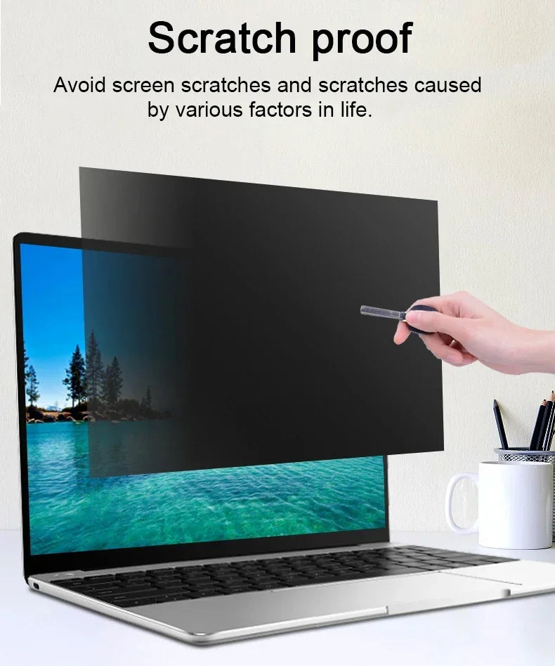 Universal Size Privacy Filter Screen Protector For Laptop 12.5 13 14 15.6 17 inch Notebook Computer Anti-spy Film Anti-peeping - Evallys.com