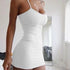 Summer Spaghetti Strap Bodycon Mini Dress – Sexy Clubwear 2025 - Evallys.com