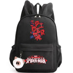 Spider-Man Backpack – Kids School Bag with Rabbit Ears & Travel Design - Evallys.com