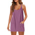 Women’s Sport Mini Dress – Sleeveless Summer Casual Tennis Dress - Evallys.com