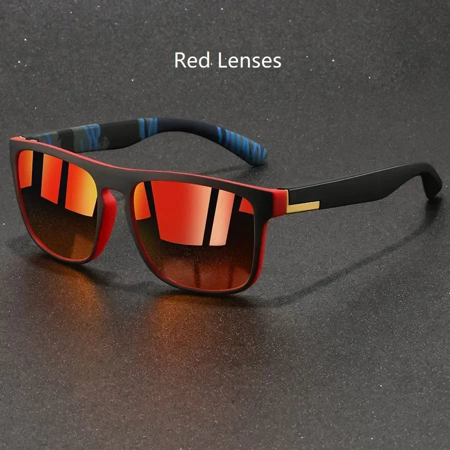 Fashion Vintage Square Sunglasses Men Women Fishing Driving Man Luxury Brand Designer Sun Glasses Retro Eyewear UV400 Gafas - Evallys.com