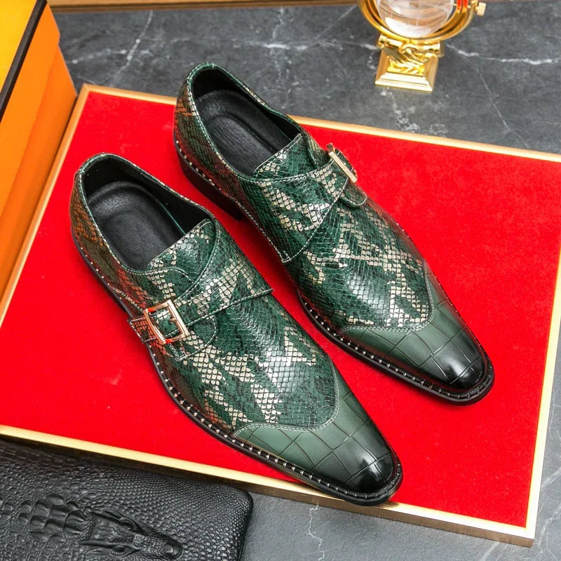 Luxury Men’s Oxford Dress Shoes – Handmade Formal Wedding Leather - Evallys.com