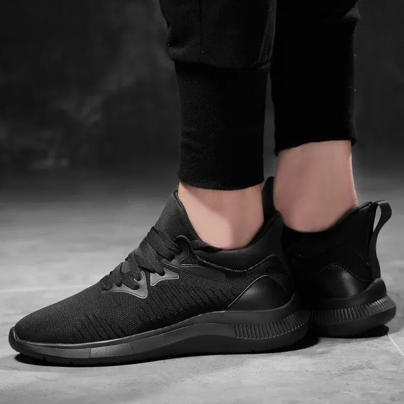 Men’s Elevator Sneakers – Breathable Mesh Height Increasing Shoes (6–10CM) - Evallys.com