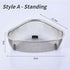 Kitchen Sink Drain Basket Stainless Steel Triangle Food Vegetables Peel Egg Filter Storage Organizer Kitchen Shelf Rack Drainier