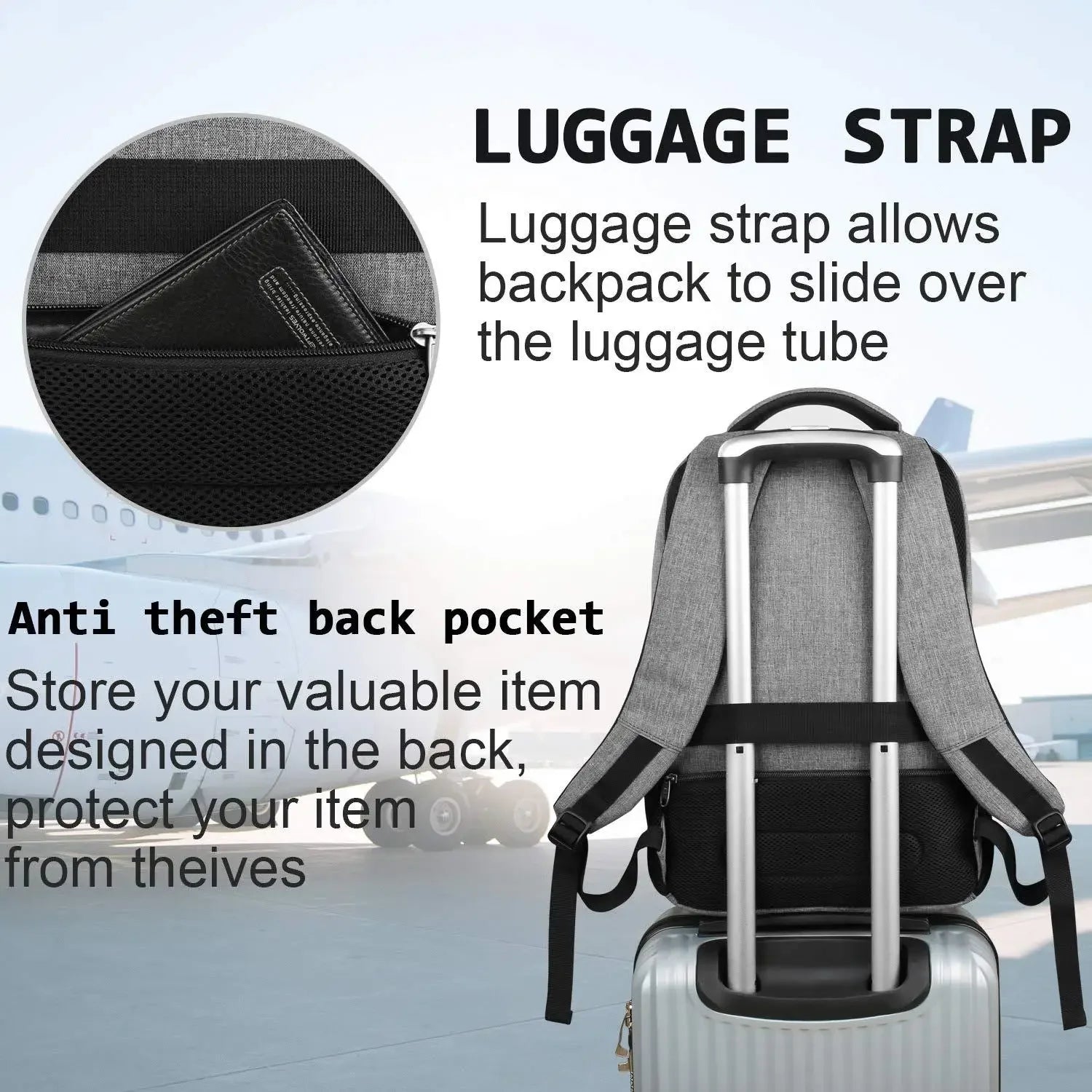 Man Backpack Men Travel Bag Outdoor Camera Lens Bag Black Ergonomics Laptop Bag Large Capacity Mountaineering Waterproof Handbag - Evallys.com