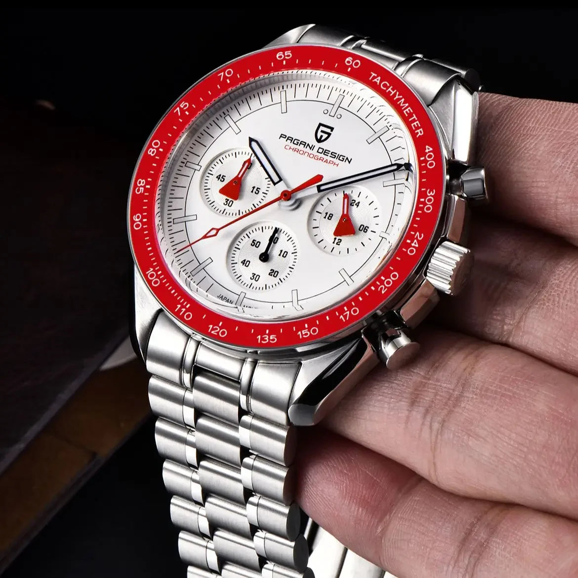 PAGANI DESIGN 2024 New AK Project Men's Watches Luxury Quartz Wrist Watch For Men AR Sapphire Speed Chronograph Automatic Date - Evallys.com