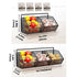 Kitchen Storage Shelf Wall Mounted Bathroom Organizer Basket No Drill Adhesive Mount Rack for Vegetable Fruit Drain Baskets