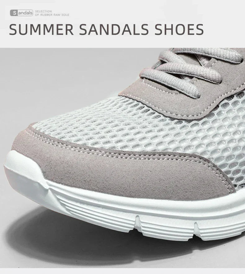 Men’s Summer Mesh Running Shoes – Lightweight Breathable Sneakers - Evallys.com
