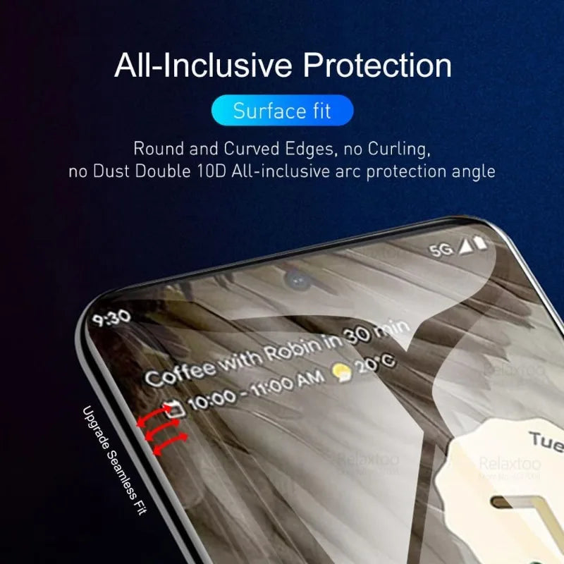 5Pcs Hydrogel Film For Google Pixel 10 9 8 7 6 Pro XL Full Cover Screen Protector For Google Pixel 9A 8A 7A 6A