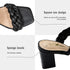 Elegant Women's Braided Heels Sandalias Fashion Strappy Square Sandals Open Toe Backless Mules Slip On Block Heeled Shoes - Evallys.com