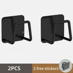 Kitchen Stainless Steel Sink Sponges Holder Self Adhesive Drain Drying Rack Kitchen Wall Hooks Accessories Storage Organizer