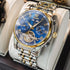 OLEVS Men's Watches Automatic Mechanical Business Wristwatch Waterproof Stainless Steel Strap Watch for Man Skeleton Calendar - Evallys.com