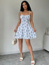 Women’s Summer Floral Spaghetti Strap Mini Dress – Beach Sundress 2025 - Evallys.com