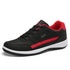 PUAMSS Men’s PU Leather Sneakers – Breathable Casual Non-Slip Shoes - Evallys.com