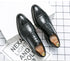 Men's Formal Shoes Red Sole Fashion Business Casual Party Banquet Daily Retro Carved Lace-up Brogue Dress Wedding Shoes Size 48 - Evallys.com
