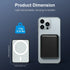 Magnetic Power Bank Portable 5000mAh Wireless Charger 20W With USB-C Cable For IPhone 16/15/14/13/12 Pro/Pro Max/Plus/Mini - Evallys.com
