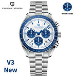PAGANI DESIGN 2024 New AK Project Men's Watches Luxury Quartz Wrist Watch For Men AR Sapphire Speed Chronograph Automatic Date - Evallys.com