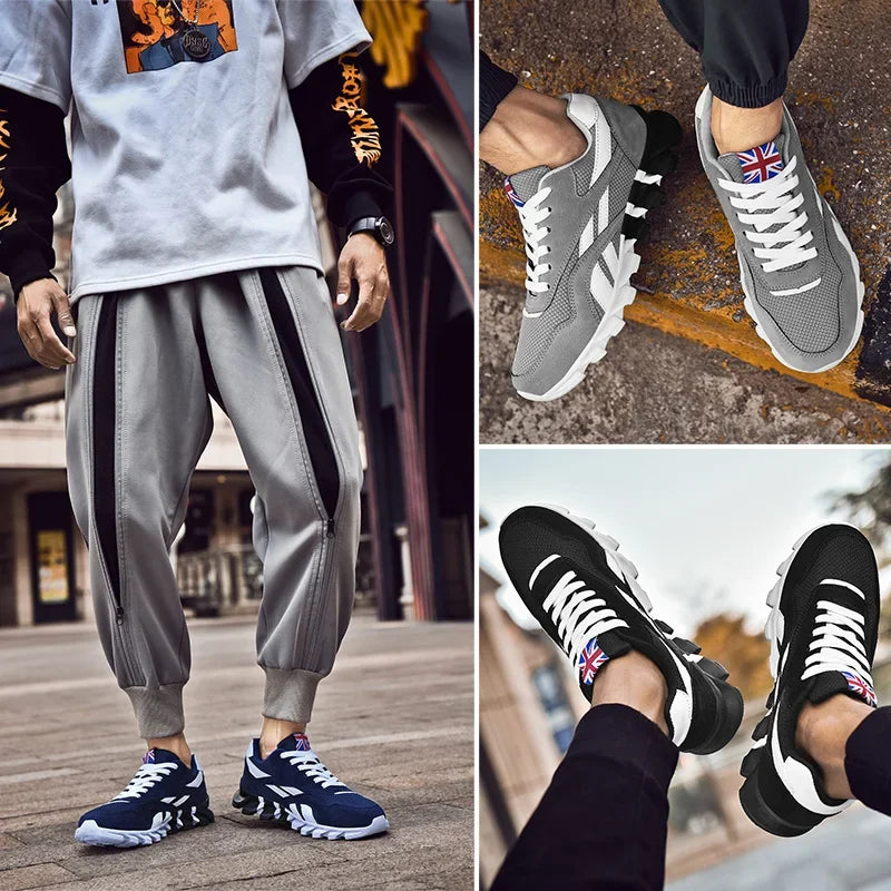 Unisex Running Shoes – Breathable Anti-Slip Casual Sneakers for Walking - Evallys.com