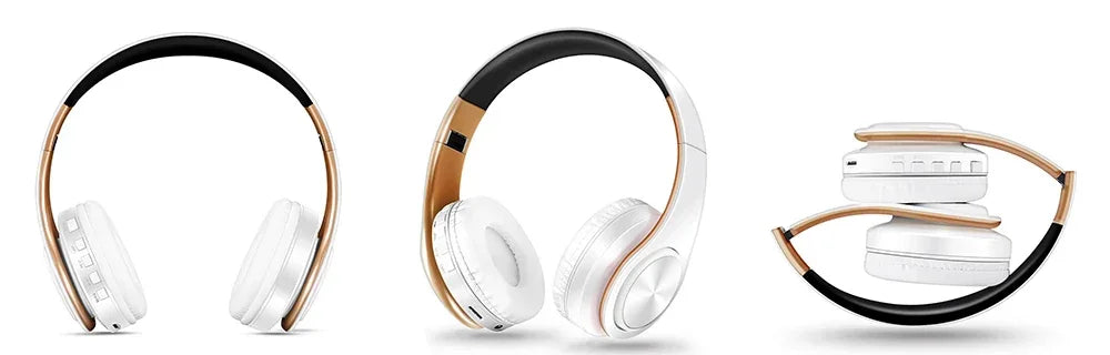 HIFI Stereo Earphones Bluetooth Headphone Music Headset FM and Support SD Card with Mic for Mobile Xiaomi Iphone Sumsamg Tablet - Evallys.com