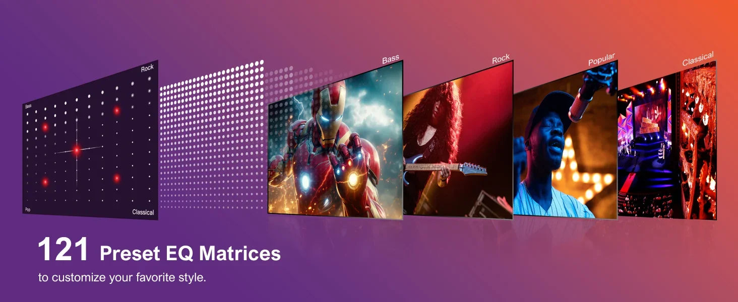 ULTIMEA 180W 5.0 Sound Bar for tv, PC SoundBar with RGB for Home Theater, Detachable Soundbar with App Control, HDMI-ARC/Opt/AUX - Evallys.com
