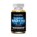 NAD+ Boost with Resveratrol – Anti-Aging & Energy Support 120 Caps