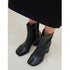 2024 Autumn Winter Soft Leather Split toe Tabi Women Ankle Boots Fashion Thick High heels Chunky Shoes Ins Style Short Booties - Evallys.com