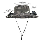 Solar Powered UV Protection Hat – Fan Cooling Wide Brim Cap - Evallys.com