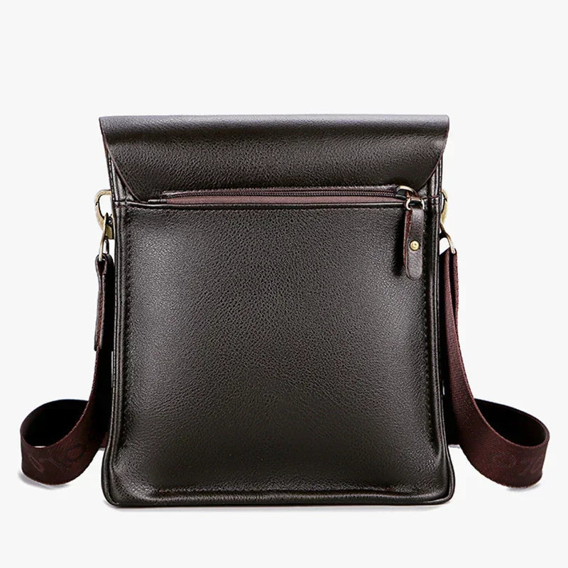 Men’s Business Shoulder Bag – Polo Vertical Satchel Crossbody Trend Bag - Evallys.com