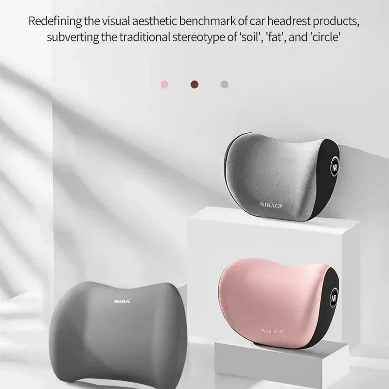 Car Headrest/Lumbar Support Car Neck Pillow Waist Cushion Driver Seat Backrest Car Cushion Driving Lumbar Support Waist Support - Evallys.com