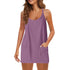 Women’s Sport Mini Dress – Sleeveless Summer Casual Tennis Dress - Evallys.com