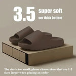 Men’s Cloud Slides – Thick Sole EVA Sandals for Summer Beach & Home - Evallys.com