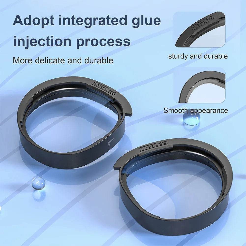 For Meta Quest 3S Anti-Scratch Ring Lenses Anti-fogging Replacement VR Lenses Optical Lenses for Meta Quest 3S VR Glasses - Evallys.com