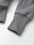 TRAF 2024 Spring Female Casual Hoodies Zipper Coats+Elastic Waist Baggy Pants 2 Pieces Set Elegant Loose Solid Pink Grey Pants - Evallys.com