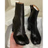 2024 Autumn Winter Soft Leather Split toe Tabi Women Ankle Boots Fashion Thick High heels Chunky Shoes Ins Style Short Booties - Evallys.com
