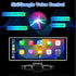 11.26 inch Car DVR 4K Dash Cam Dual Lens Wireless Carplay & Android Auto Video Recorder Monitor GPS Navigation 5G Wifi FM AUX - Evallys.com